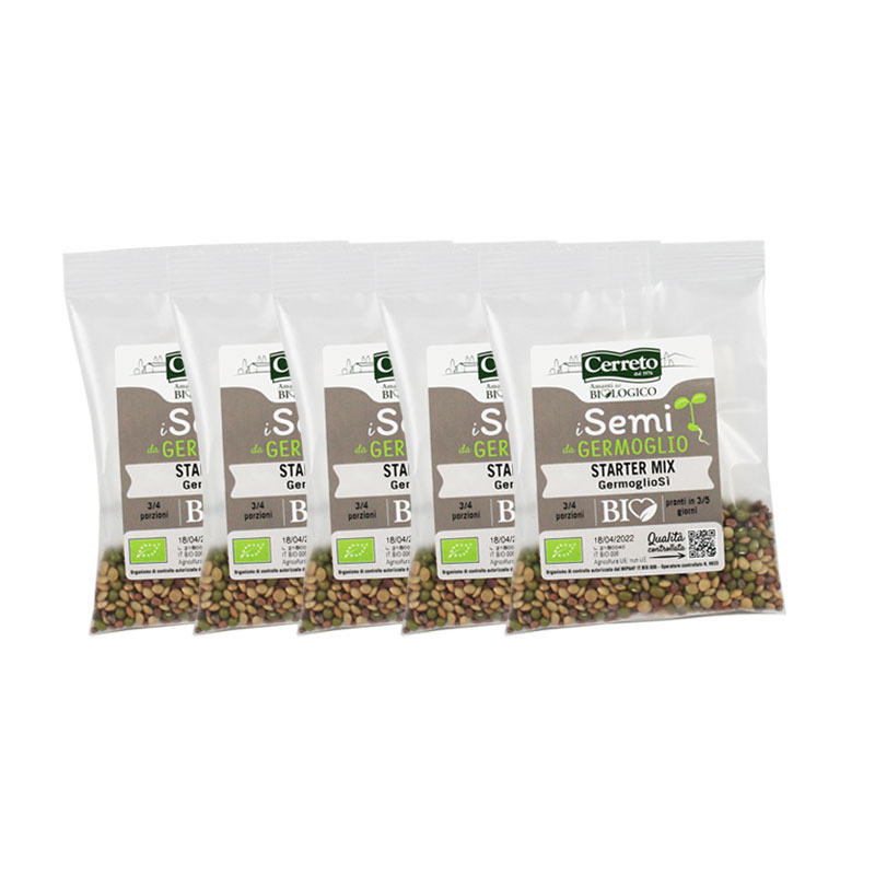 Seeds for sprouters Starter Mix - 5 Pack x 32 gr.