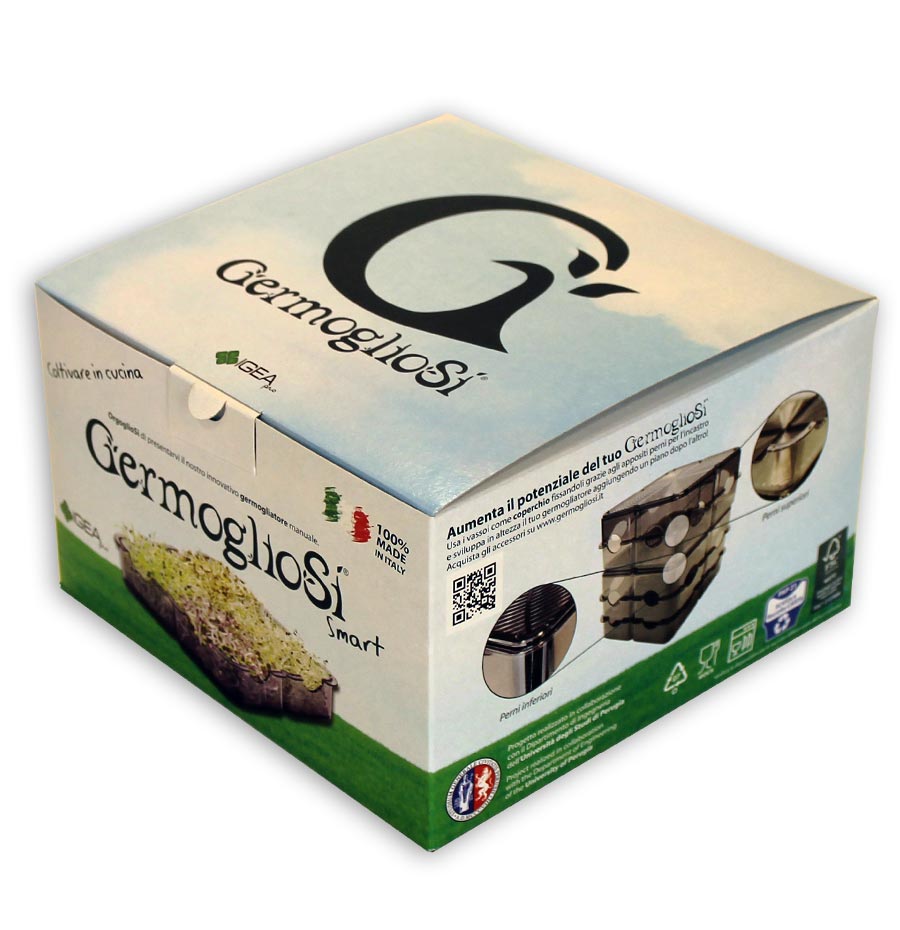The packaging of the GermoglioSì
